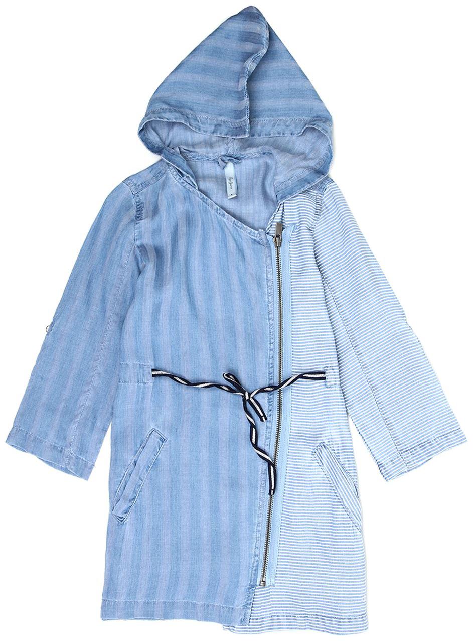 

Pepe Jeans Blue Tencel Full Sleeves Knee Length Princess Frock ( Pack of 1 )