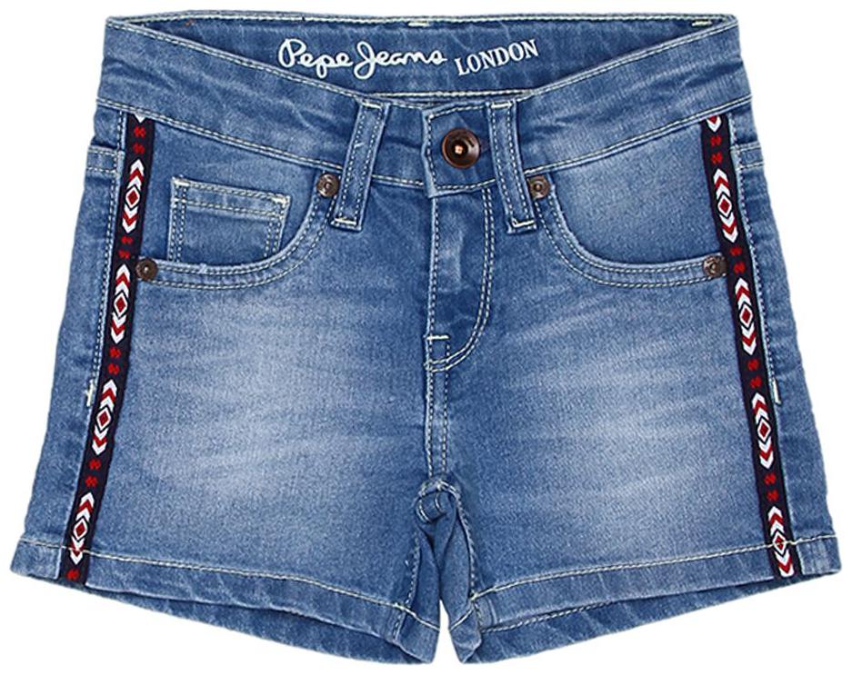 

Pepe Jeans Girl Cotton Solid Regular shorts - Blue