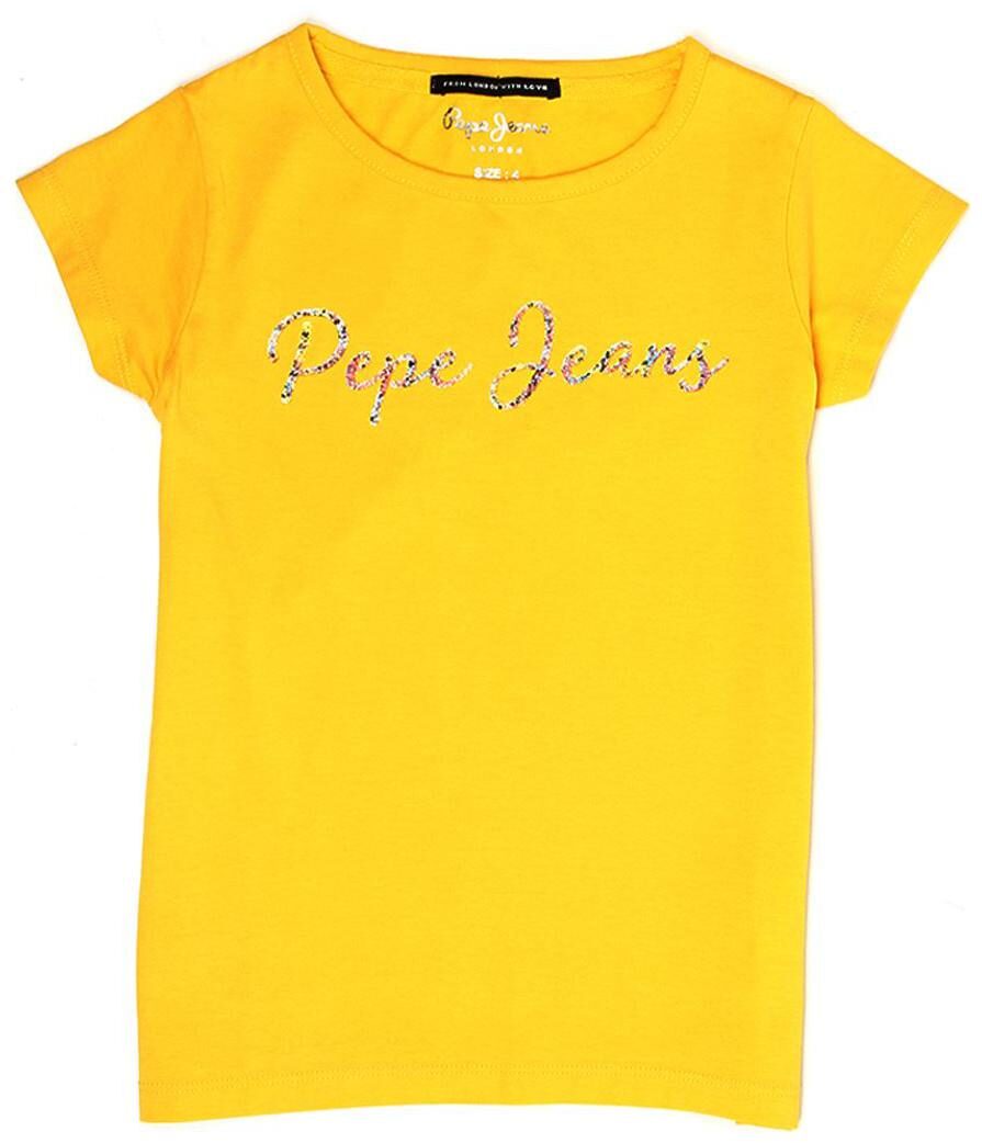 

Pepe Jeans Girl Cotton Printed T shirt - Yellow