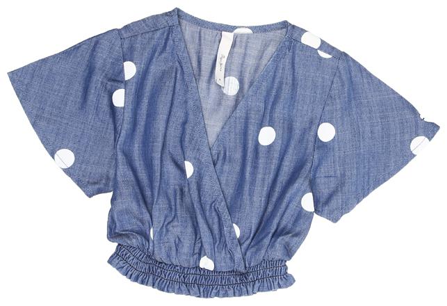 

Pepe Jeans Girl Cotton blend Polka dots Top - Blue