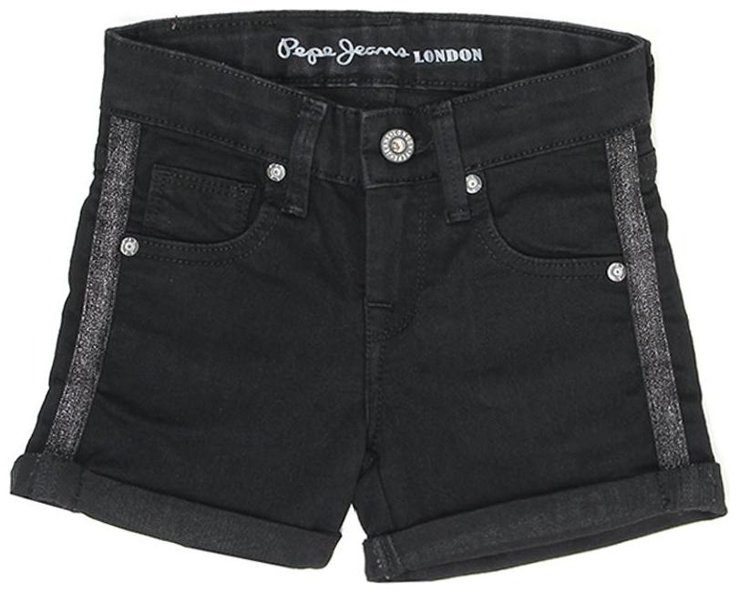 

Pepe Jeans Girl Cotton blend Solid Regular shorts - Black