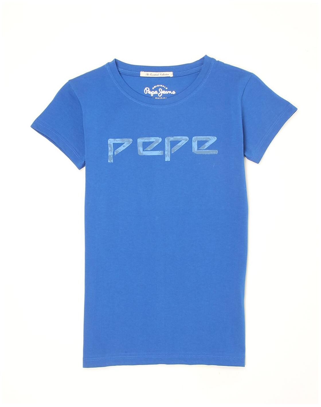 

Pepe Jeans Girl Cotton blend Printed T shirt - Blue