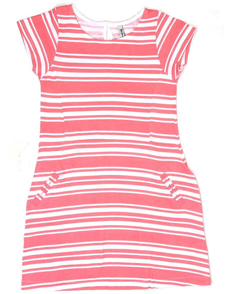 

Pepe Jeans Pink Cotton Short Sleeves Knee Length Princess Frock ( Pack of 1 )