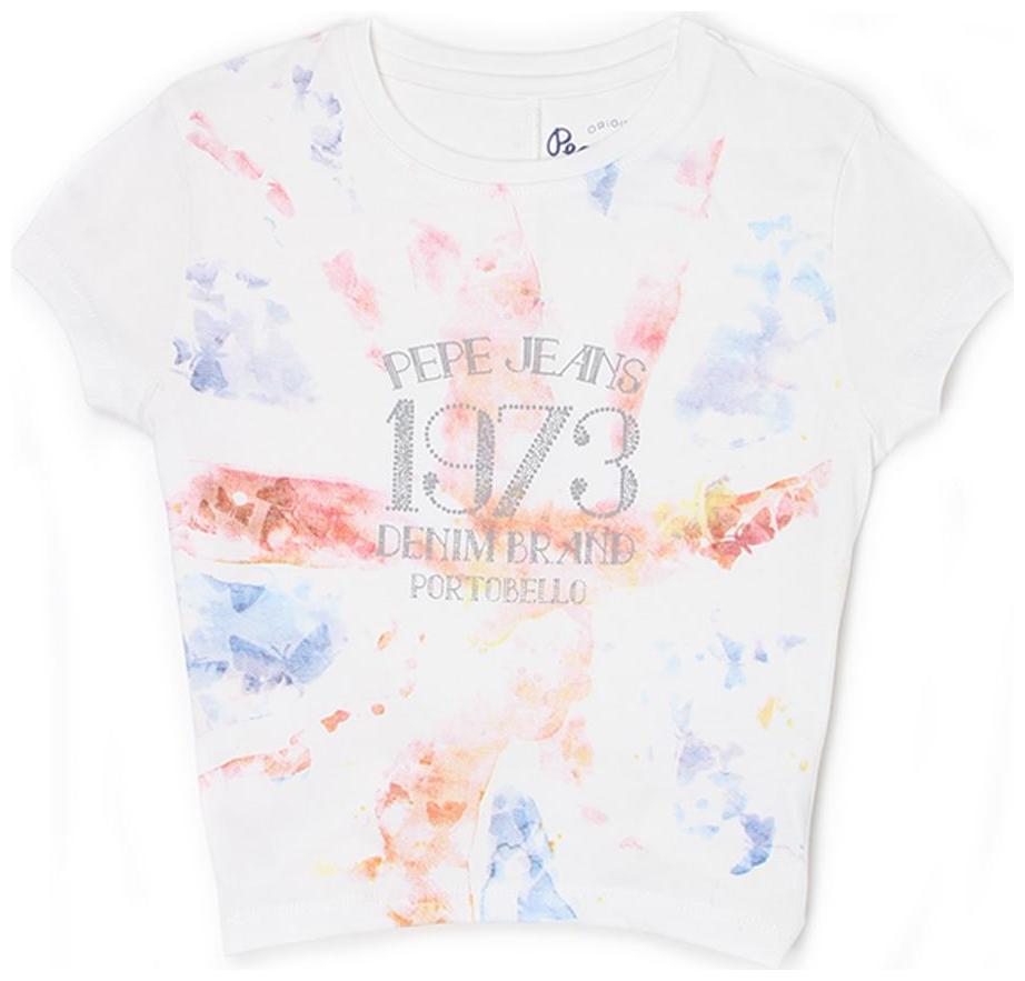 

Pepe Jeans Girl Cotton blend Printed T shirt - White