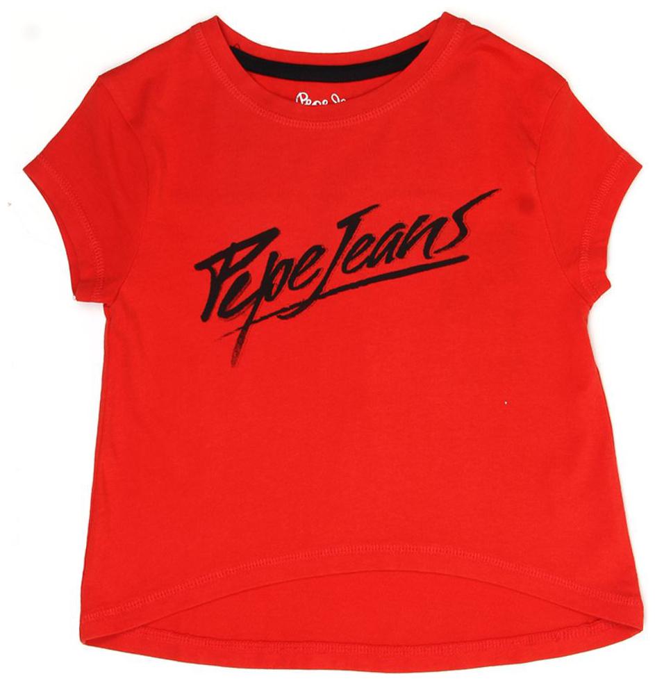 

Pepe Jeans Girl Cotton Printed T shirt - Red