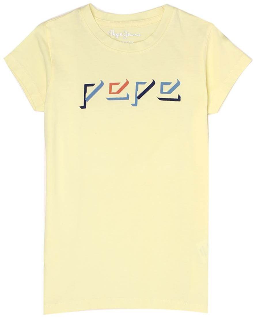 

Pepe Jeans Girl Cotton Printed T shirt - Yellow