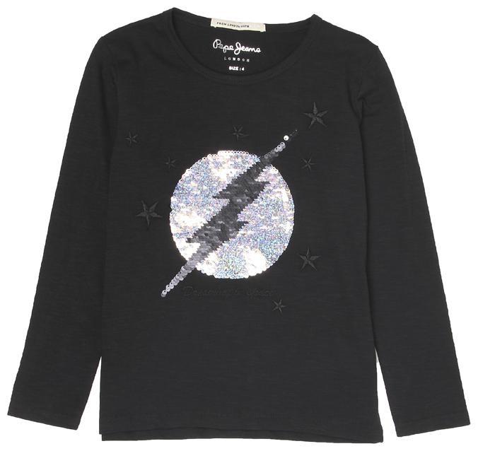 

Pepe Jeans Girl Cotton blend Embellished T shirt - Black