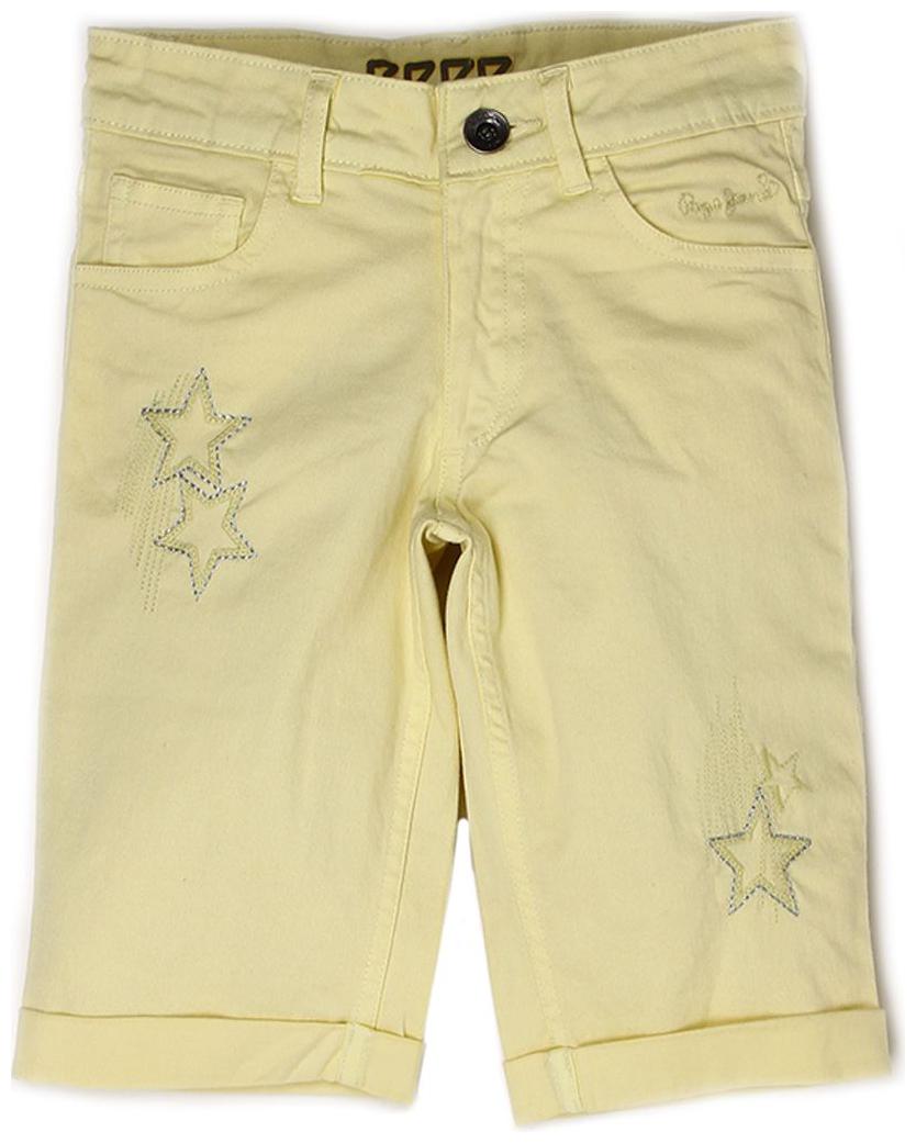 

Pepe Jeans Girl Cotton blend Embroidered Regular shorts - Yellow