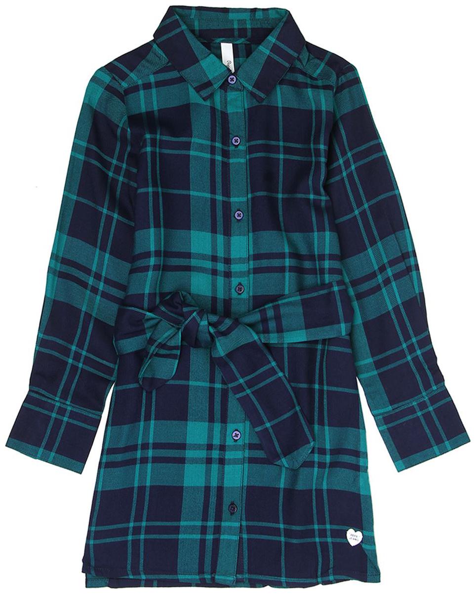 

Pepe Jeans Blue Viscose Full Sleeves Knee Length Princess Frock ( Pack of 1 )