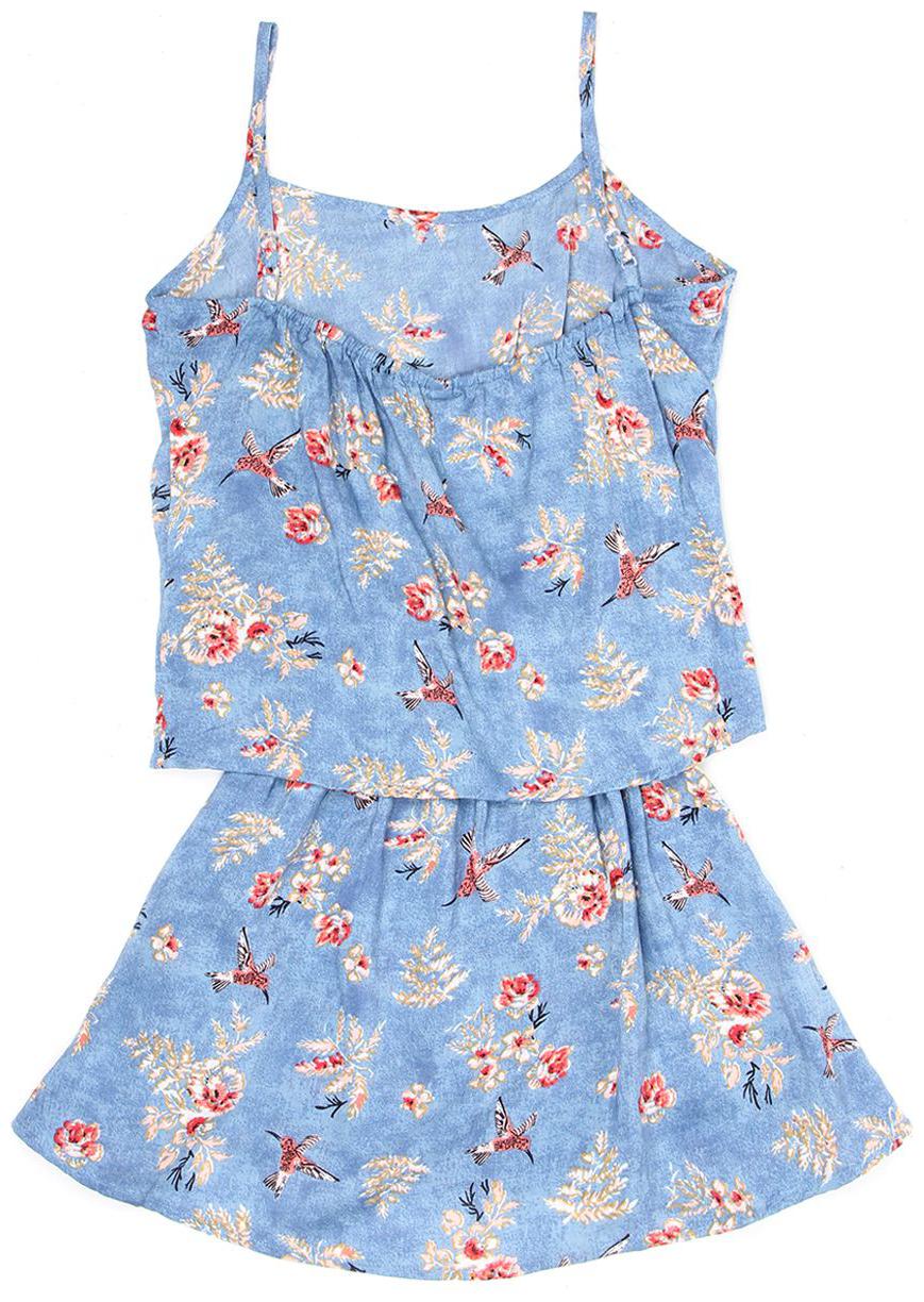 

Pepe Jeans Blue Cotton Sleeveless Knee Length Princess Frock ( Pack of 1 )
