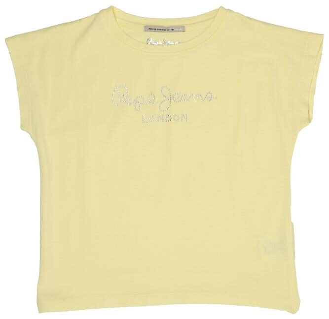 

Pepe Jeans Girl Cotton blend Embellished T shirt - Yellow