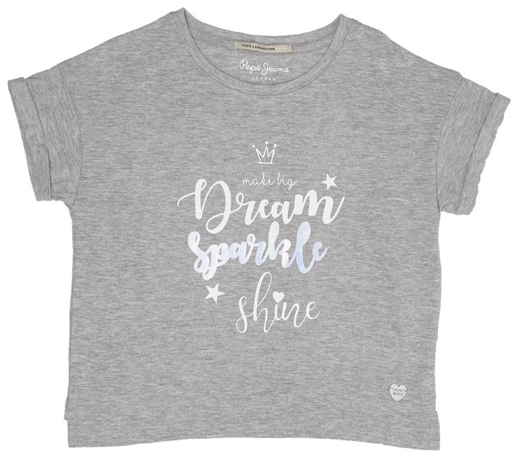 

Pepe Jeans Girl Cotton blend Printed T shirt - Grey