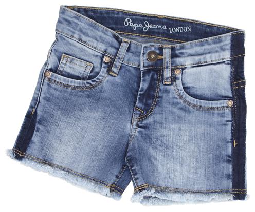 

Pepe Jeans Girl Cotton blend Solid Regular shorts - Blue