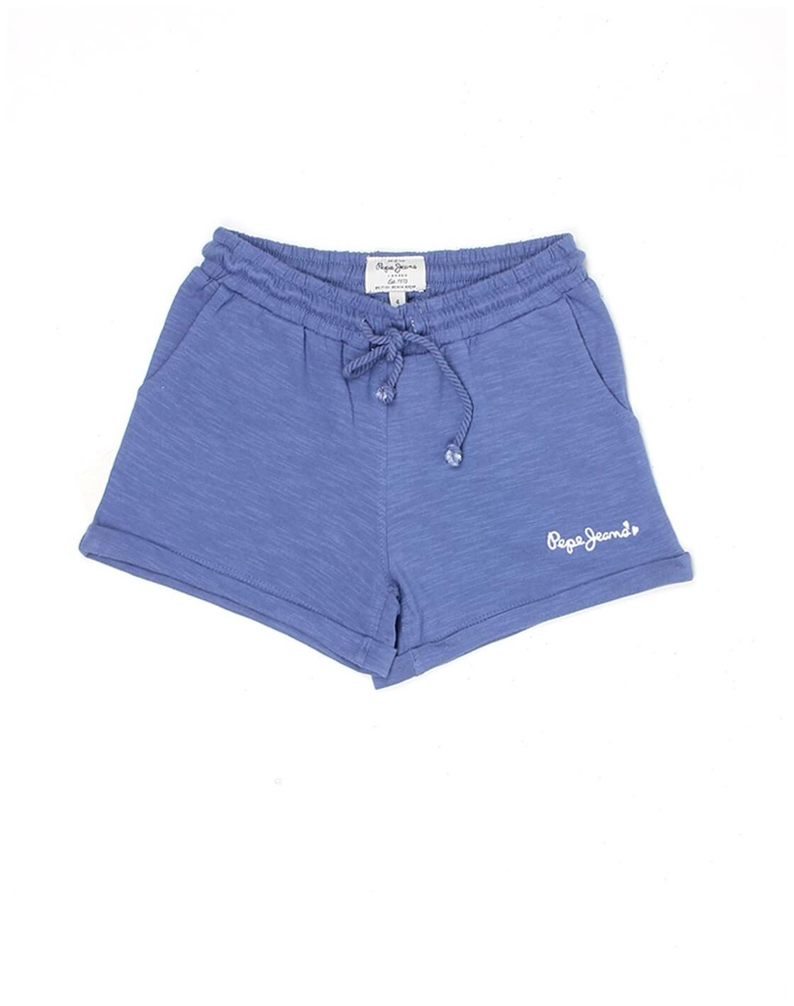 

Pepe Jeans Girl Cotton blend Solid Regular shorts - Blue