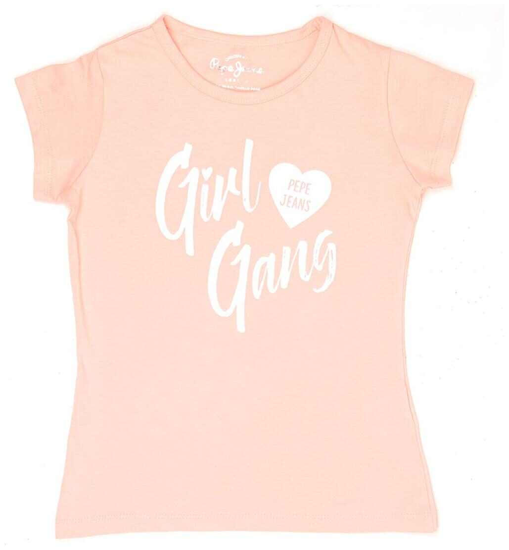 

Pepe Jeans Girl Cotton Printed T shirt - Orange