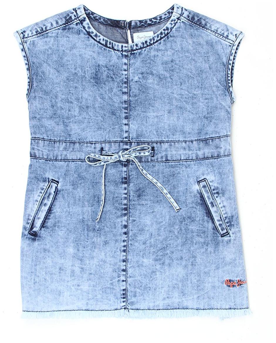 

Pepe Jeans Blue Cotton Short Sleeves Knee Length Princess Frock ( Pack of 1 )