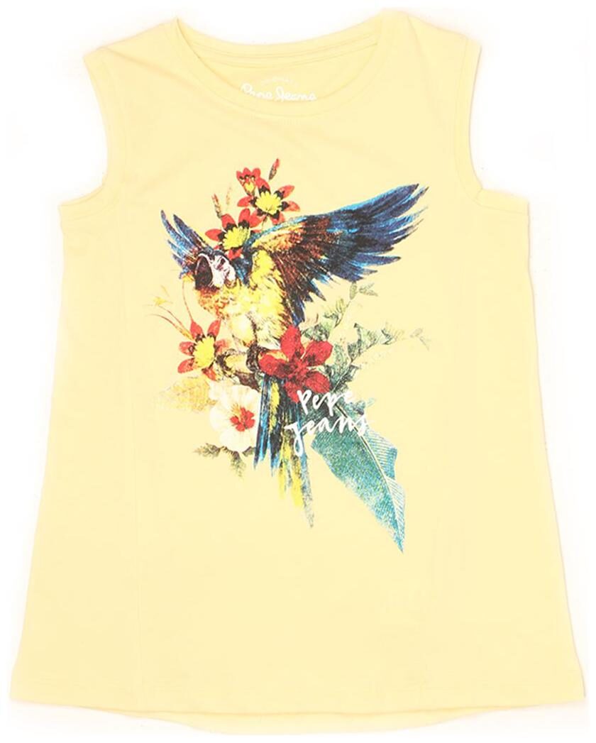

Pepe Jeans Girl Cotton Printed T shirt - Yellow