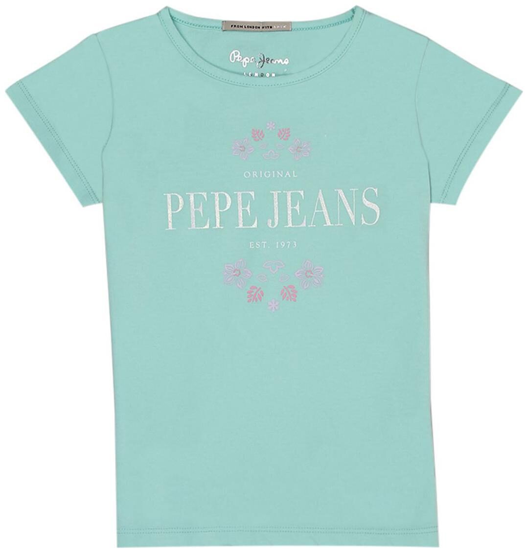 

Pepe Jeans Girl Cotton Printed T shirt - Green
