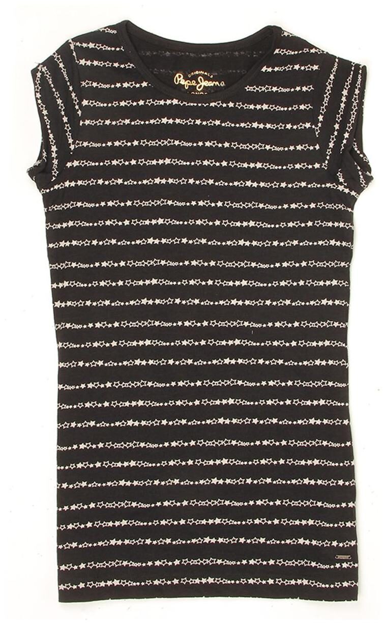 

Pepe Jeans Girl Cotton blend Striped T shirt - Black