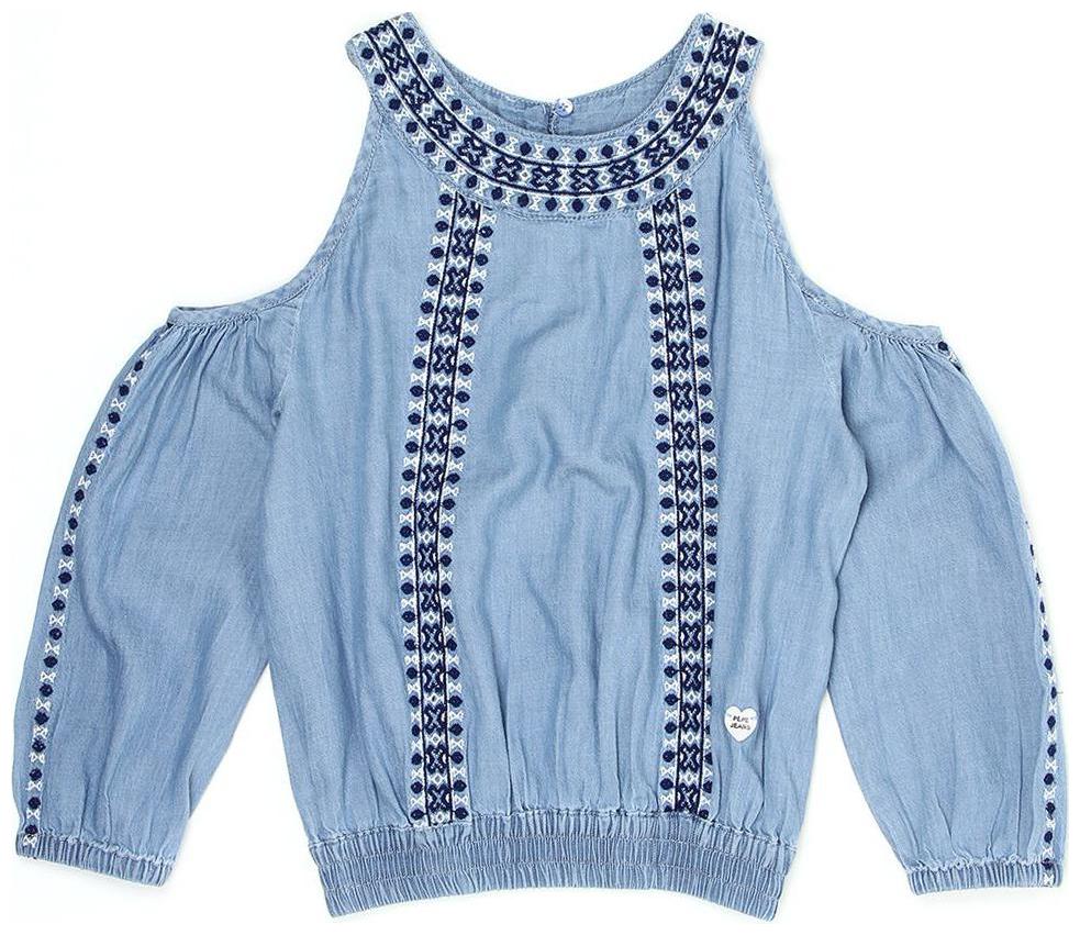 

Pepe Jeans Girl Cotton Solid Top - Blue