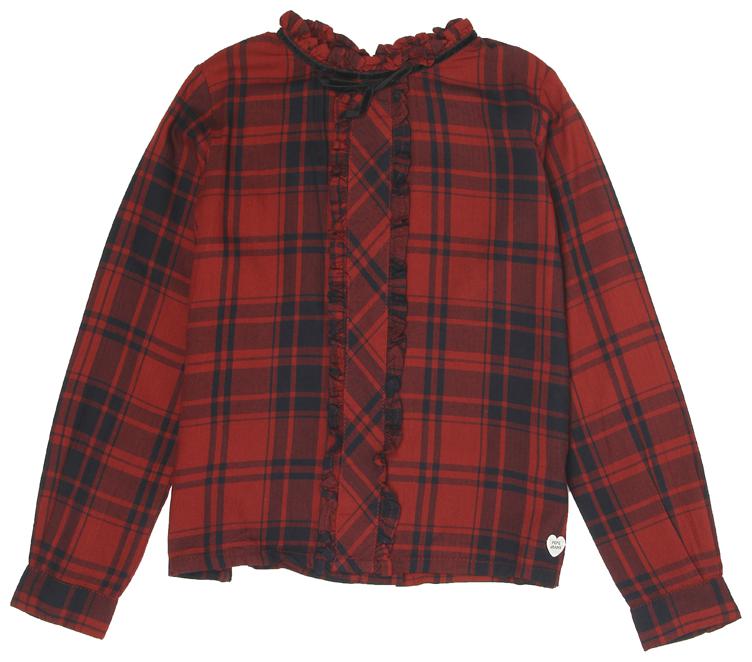 

Pepe Jeans Girl Cotton blend Checked Shirt - Red