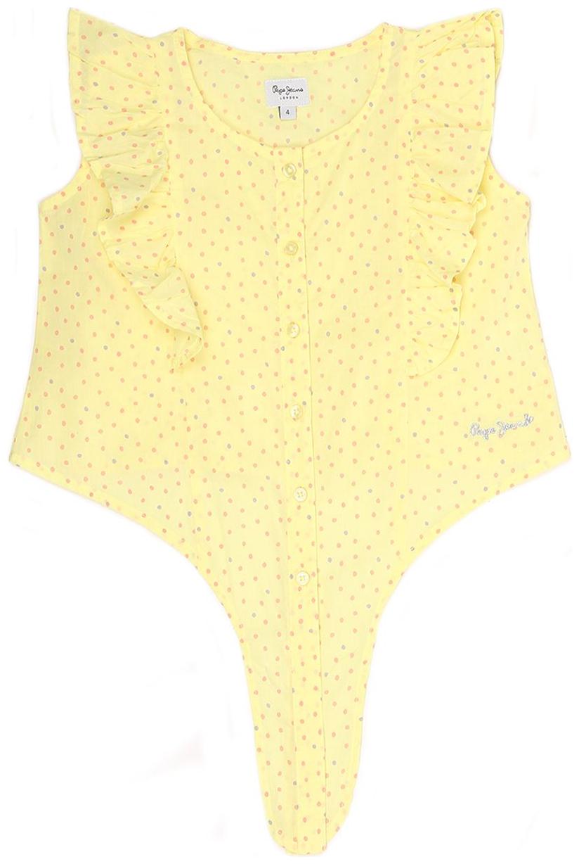

Pepe Jeans Girl Cotton Printed Shirt - Yellow