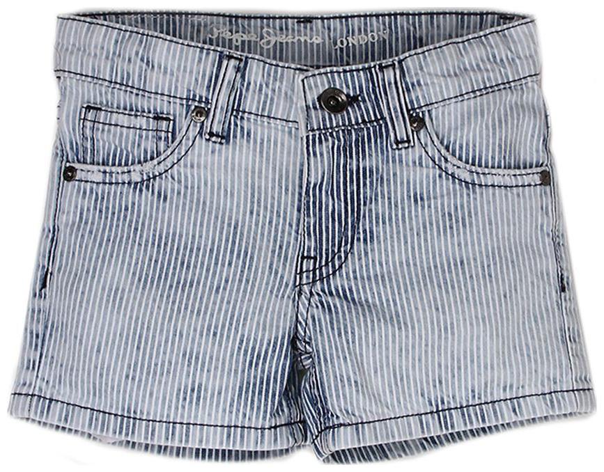 

Pepe Jeans Girl Cotton Solid Denim shorts - Grey