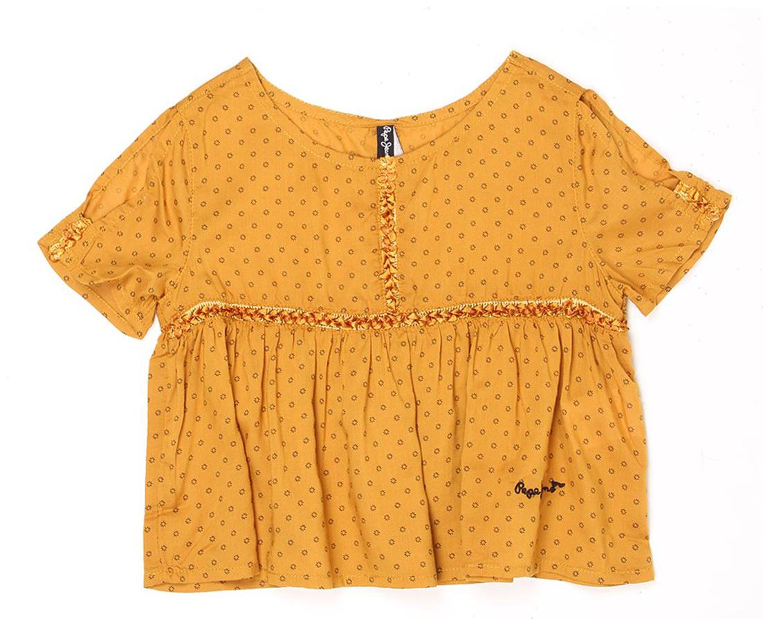 

Pepe Jeans Girl Cotton blend Printed Top - Yellow