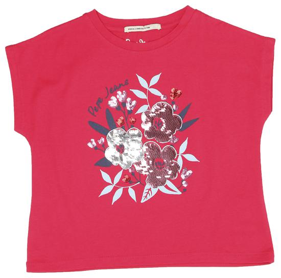 

Pepe Jeans Girl Cotton blend Embellished T shirt - Pink