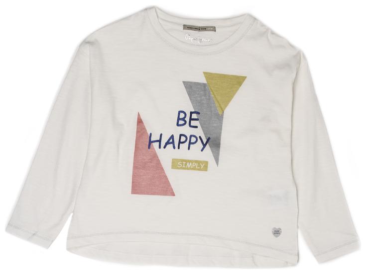

Pepe Jeans Girl Cotton blend Printed T shirt - White