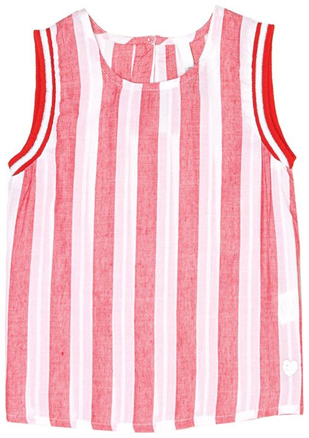 

Pepe Jeans Girl Viscose Striped Top - Red