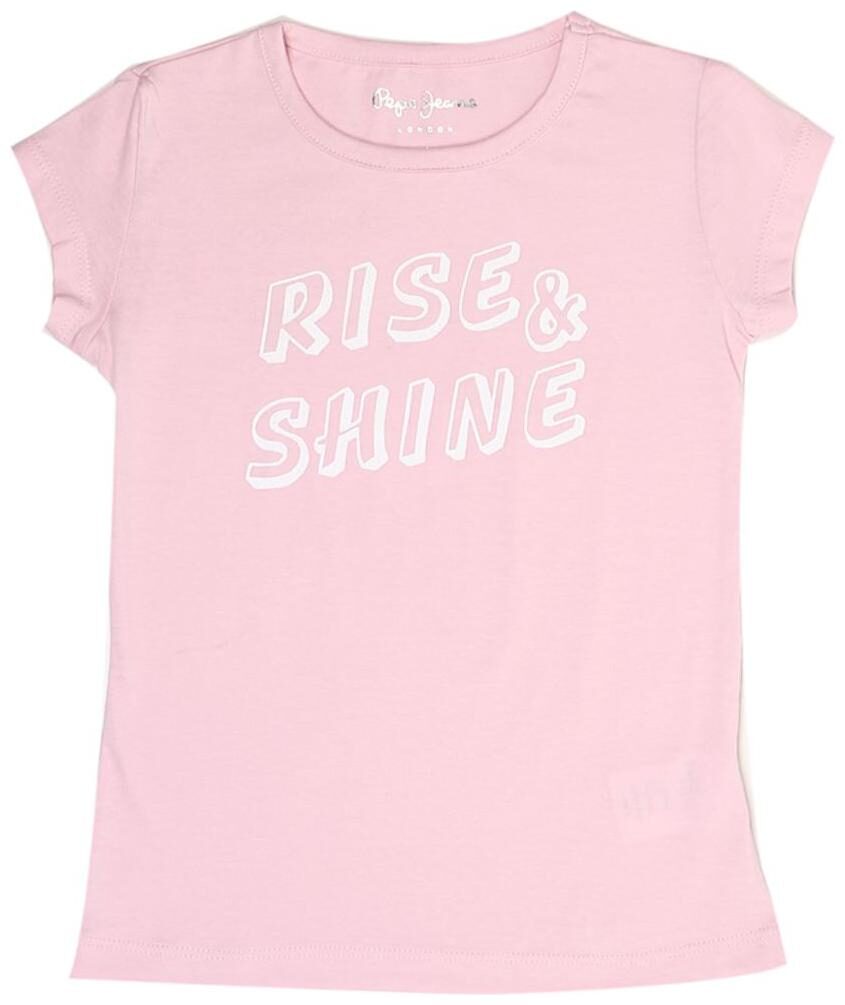 

Pepe Jeans Girl Cotton Printed T shirt - Pink