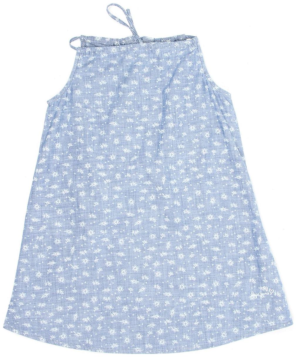 

Pepe Jeans Blue Cotton Blend Sleeveless Knee Length Princess Frock ( Pack of 1 )