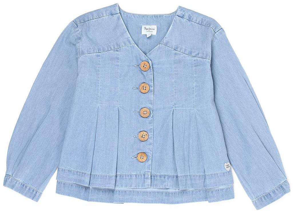 

Pepe Jeans Girl Denim Solid Top - Blue