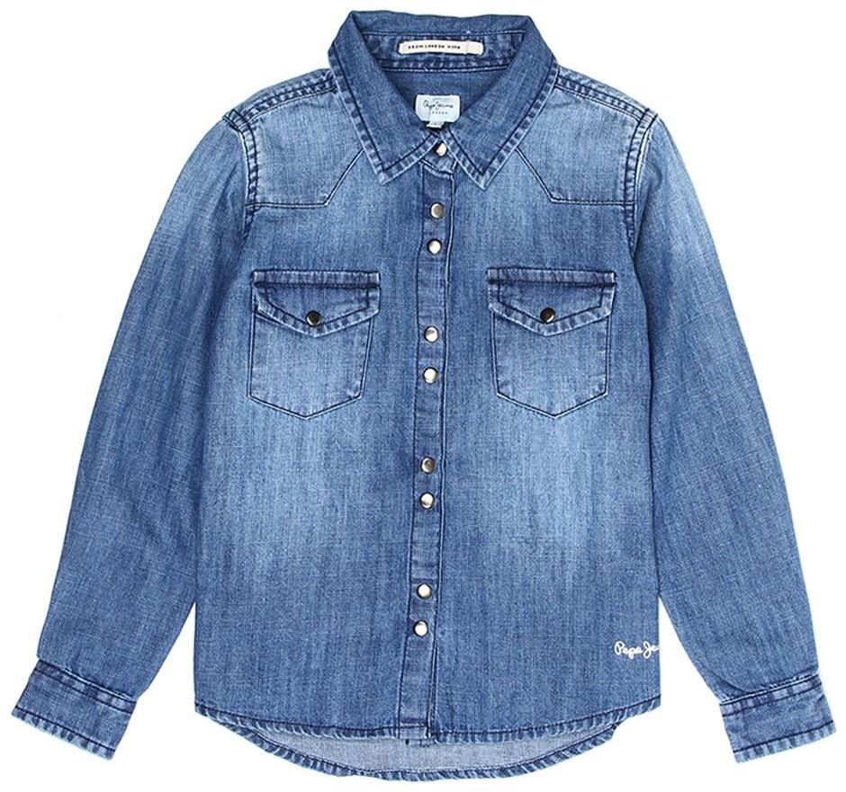 

Pepe Jeans Girl Cotton Solid Shirt - Blue