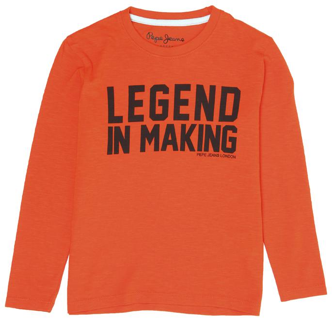 

Pepe Jeans Boy Cotton blend Printed T-shirt - Orange
