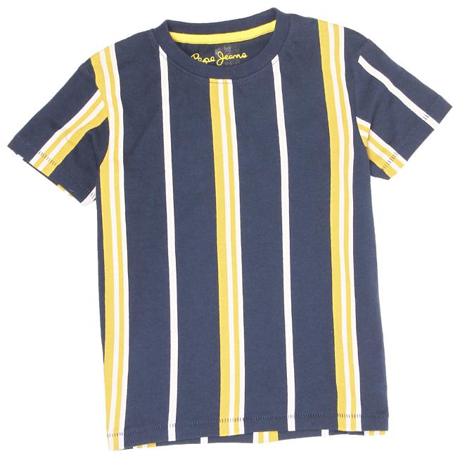 

Pepe Jeans Boy Cotton blend Striped T-shirt - Blue
