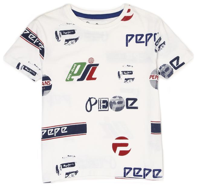 

Pepe Jeans Boy Cotton blend Printed T-shirt - White