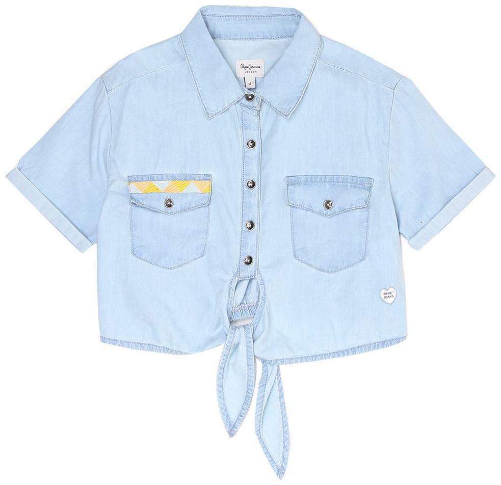

Pepe Jeans Girl Cotton Solid Shirt - Blue