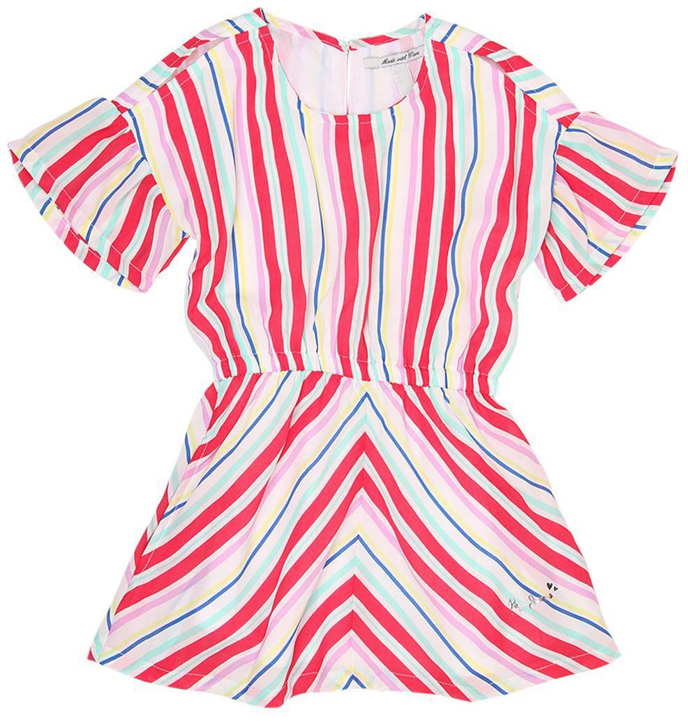 

Pepe Jeans Multi Cotton Short Sleeves Knee Length Princess Frock ( Pack of 1 )