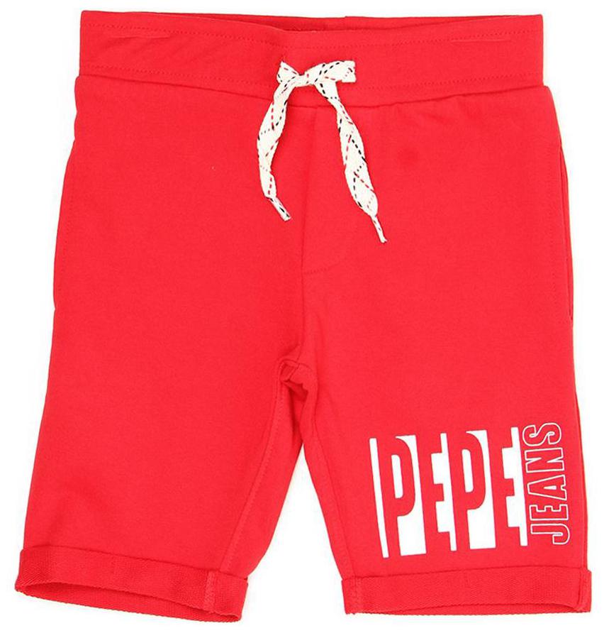 

Pepe Jeans Red Graphic Print Cotton Boys Shorts