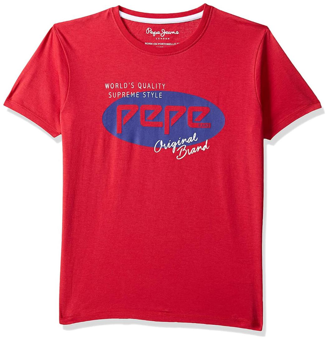 

Pepe Jeans Boy Cotton Printed T-shirt - Red