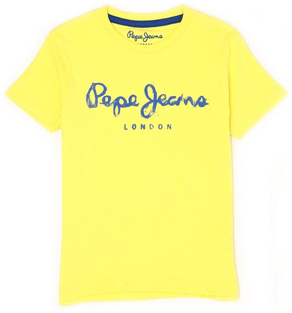 

Pepe Jeans Boy Cotton Printed T-shirt - Yellow