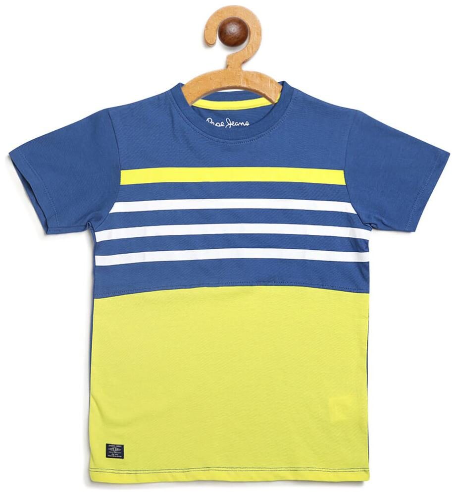 

Pepe Jeans Boy Cotton Striped T-shirt - Yellow