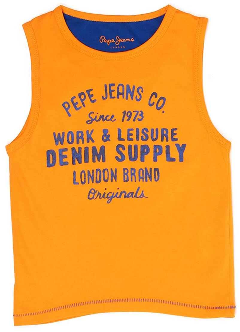 

Pepe Jeans Boy Cotton Printed T-shirt - Orange