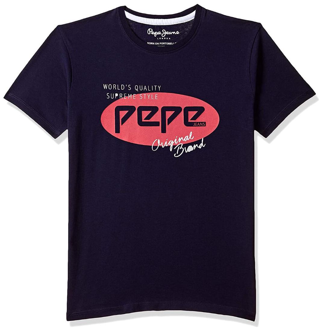 

Pepe Jeans Boy Cotton Printed T-shirt - Blue