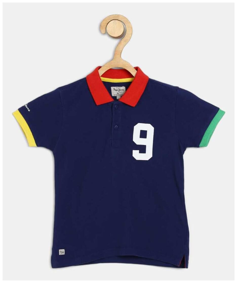 

Pepe Jeans Boy Cotton Solid T-shirt - Blue