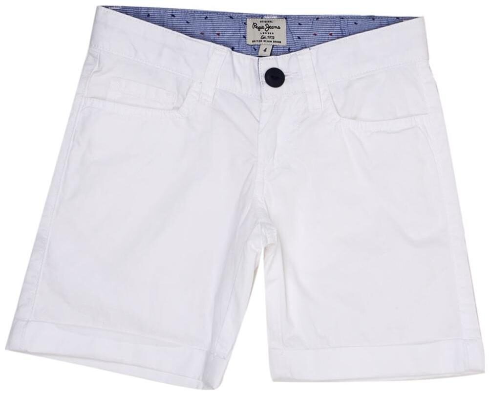 

Pepe Jeans White Solid Cotton Boys Shorts