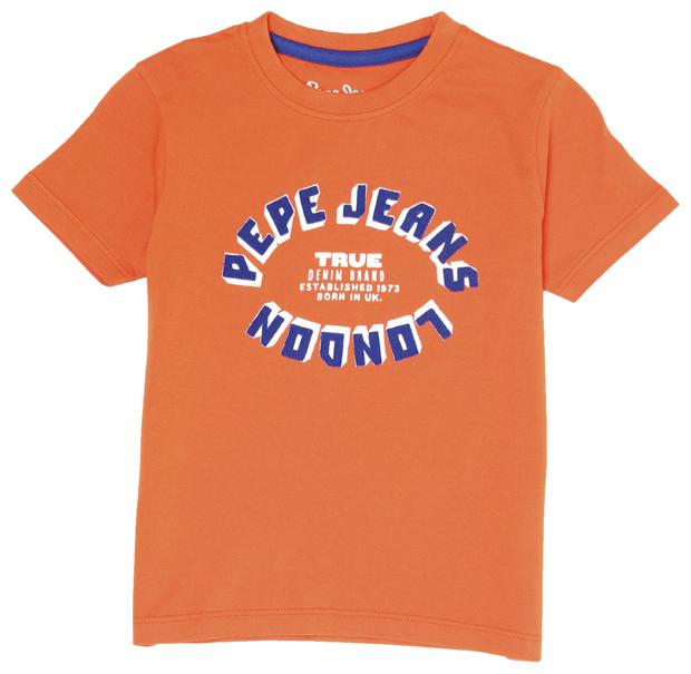 

Pepe Jeans Boy Cotton blend Printed T-shirt - Orange