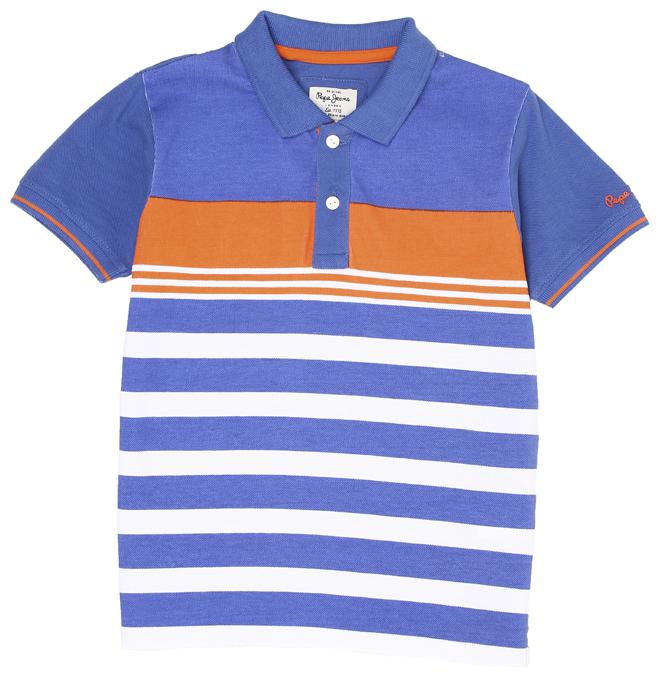 

Pepe Jeans Boy Cotton blend Striped T-shirt - Blue
